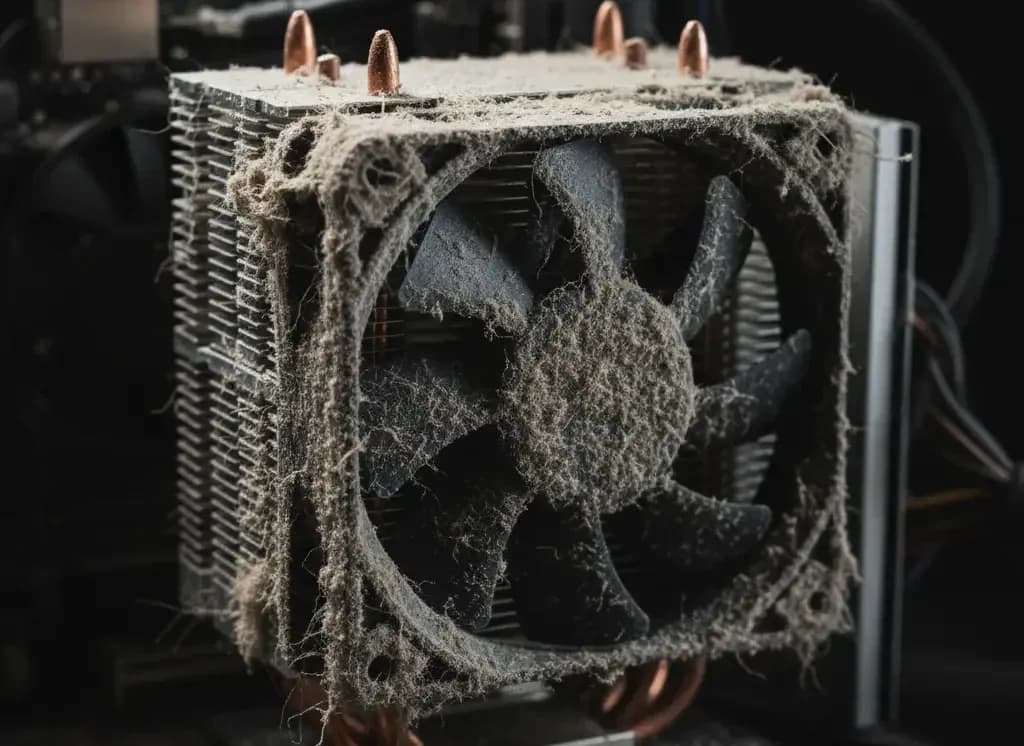Limpeza Interna do Computador: O Perigo do Pó Acumulado.